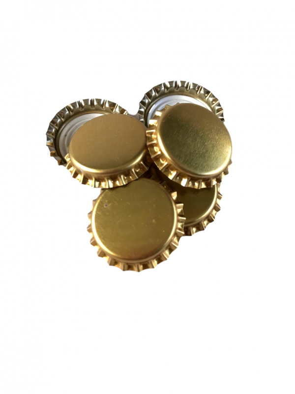 Crown Caps Gold 100PCS