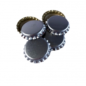 Crown Caps Silver 100PCS